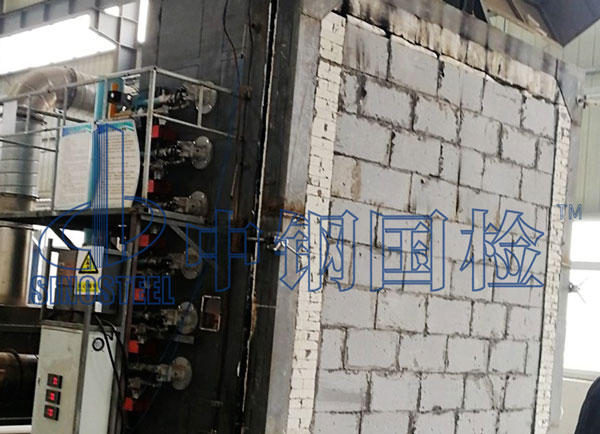 中鋼國檢防火隔墻檢測(cè)中